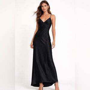 Commense Black Maxi Dress